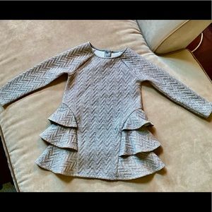 Metallic Woven Tiered Dress NWOT